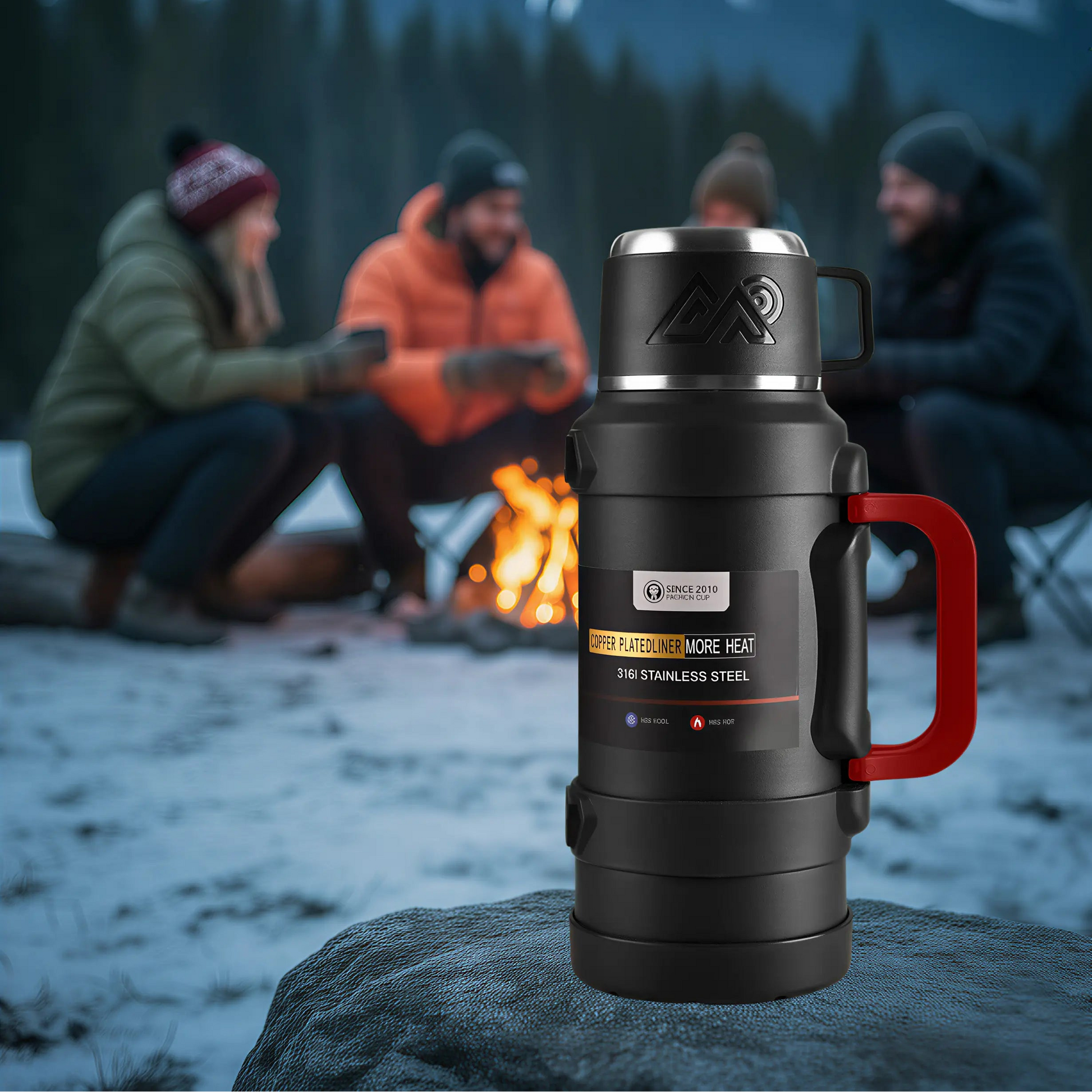 La gourde Isotherme IronTrail-72 Warm & Wave