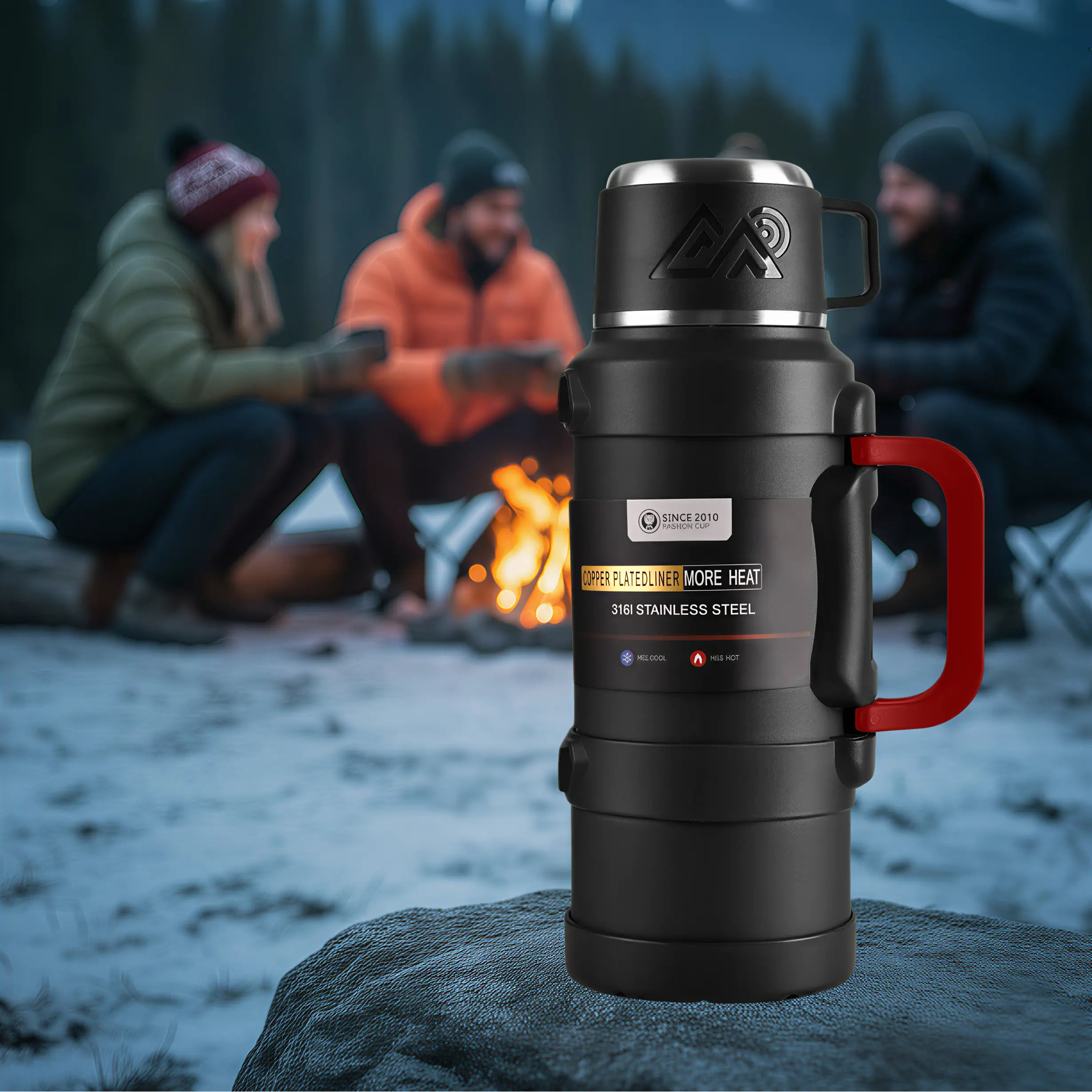 La gourde Isotherme IronTrail-72 Warm & Wave