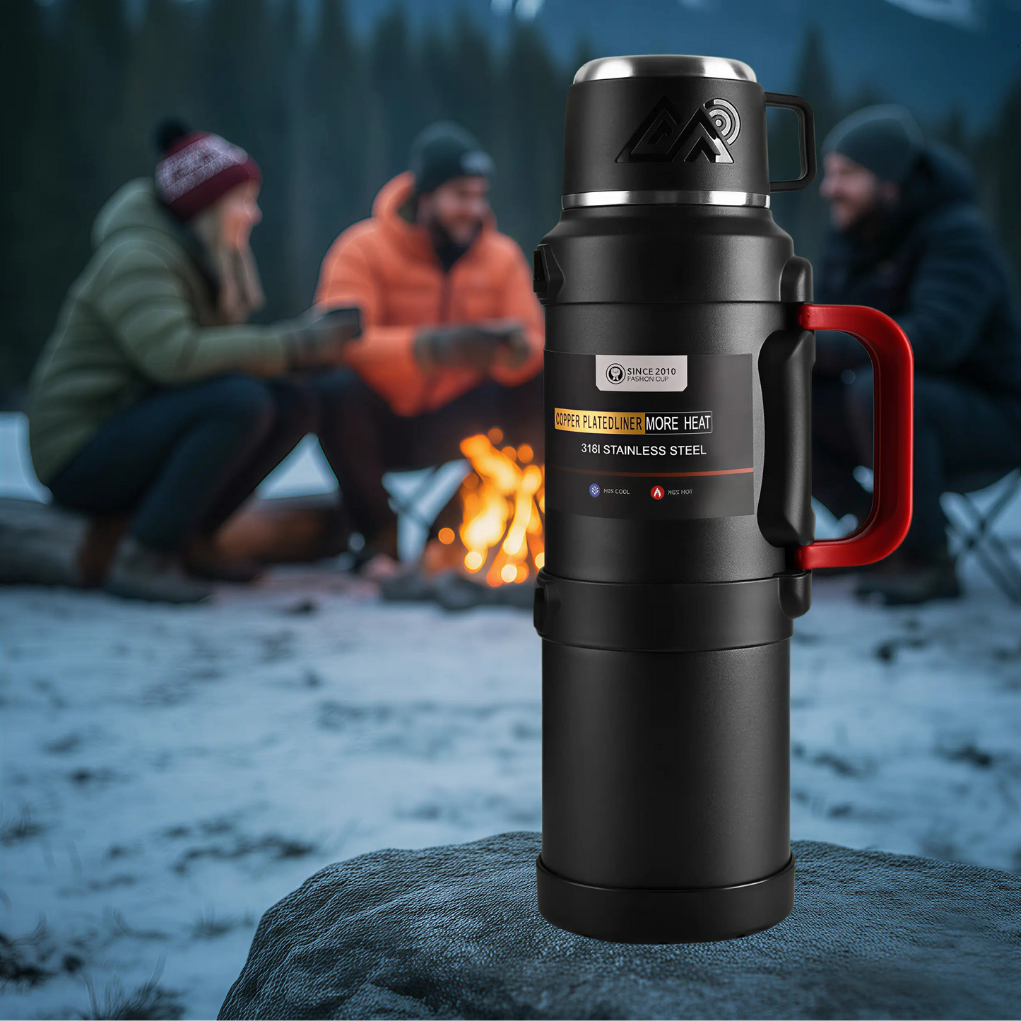 La gourde Isotherme IronTrail-72 Warm & Wave