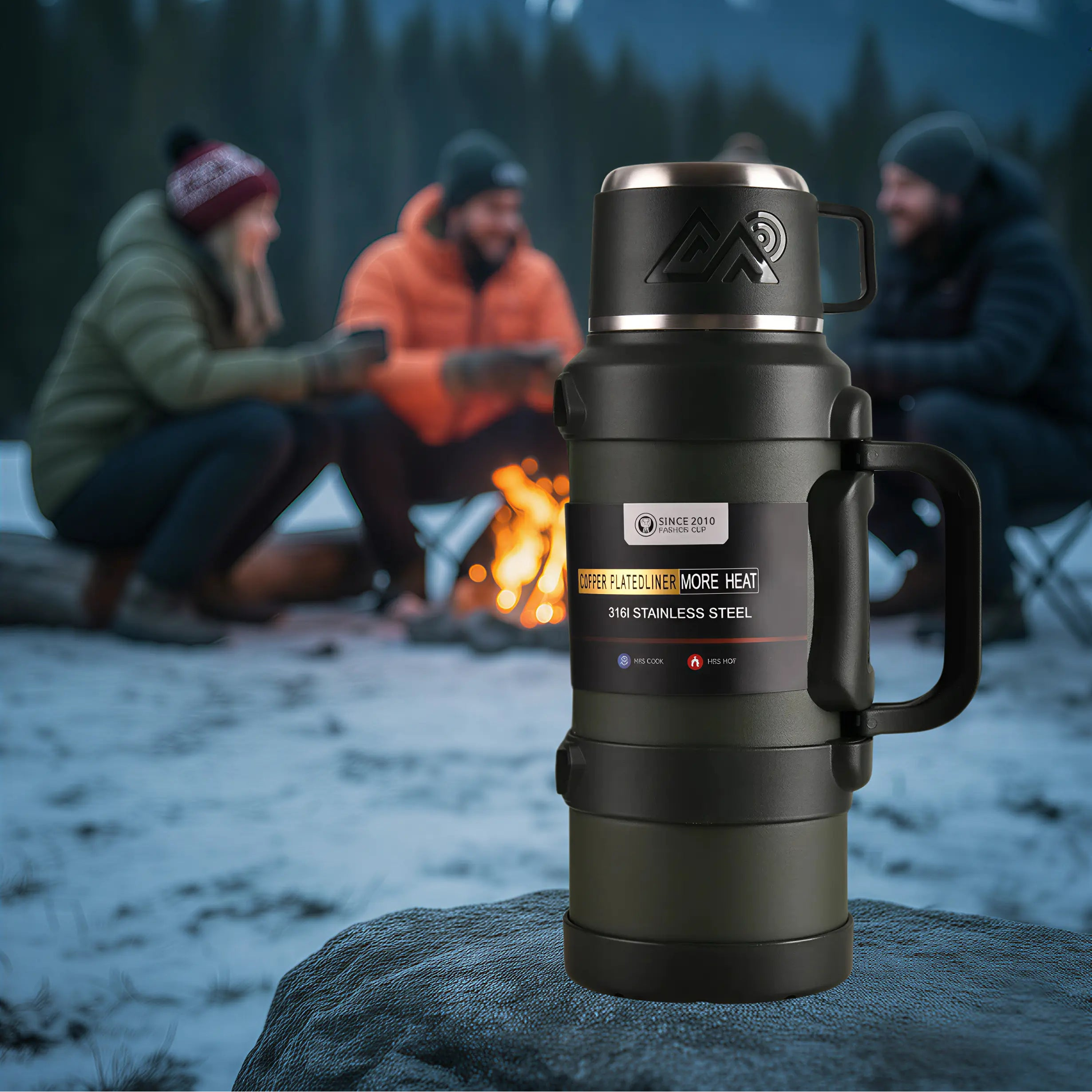 La gourde Isotherme IronTrail-72 Warm & Wave