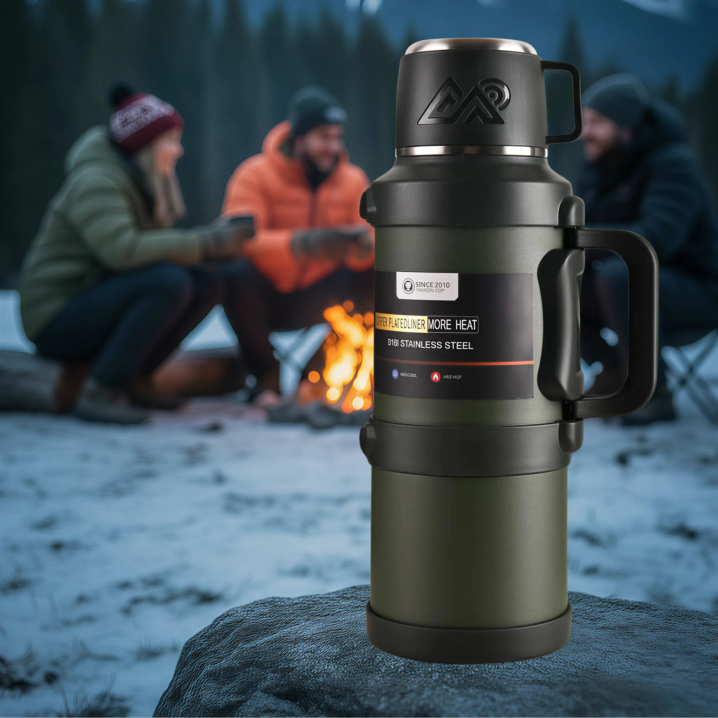 La gourde Isotherme IronTrail-72 Warm & Wave